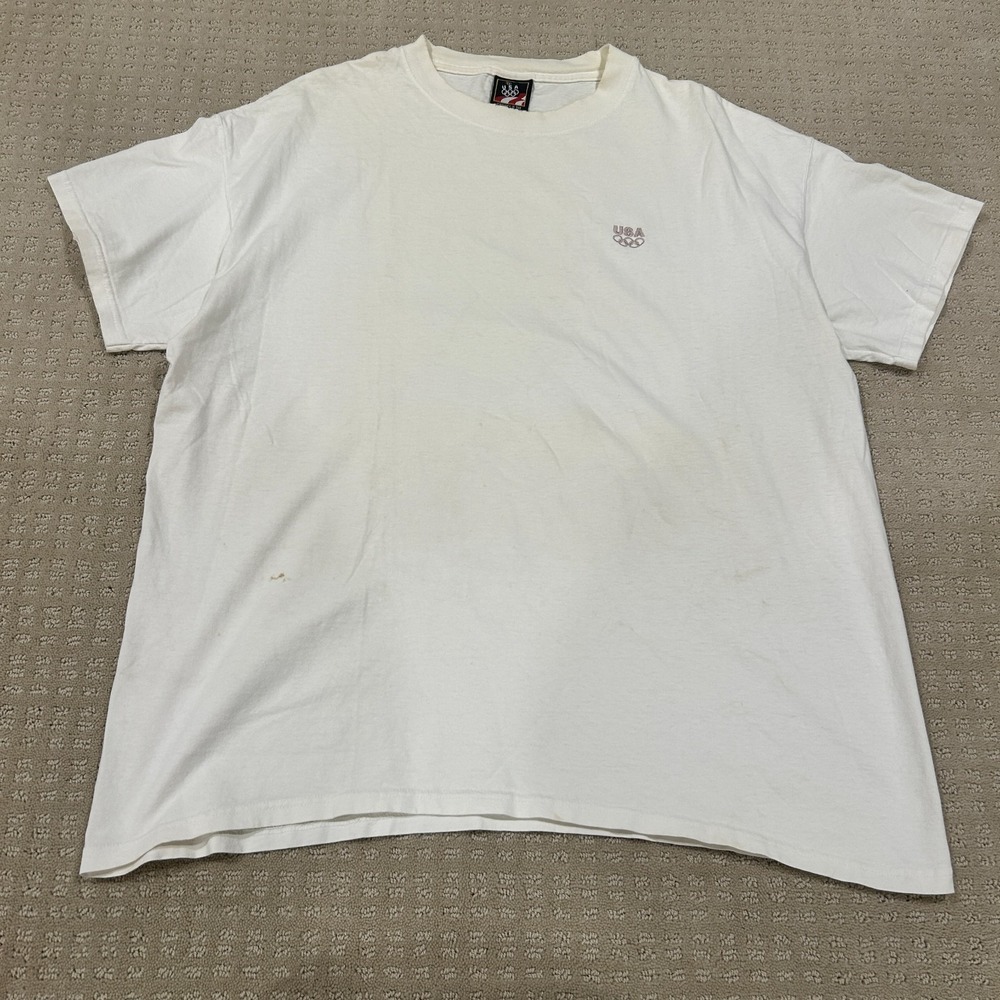 Vintage JC Penny USA Olympic T-Shirt Short Sleeve Adult 2XL